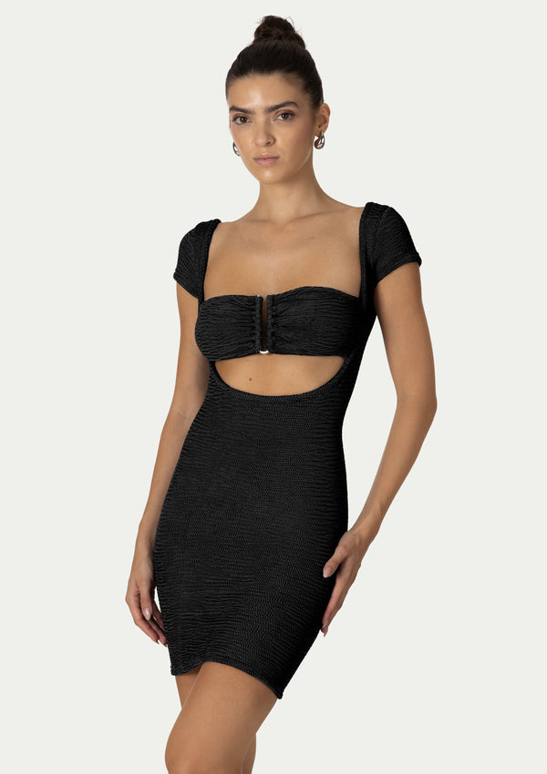 PARAMIDONNA - FRIDA DRESS BLACK