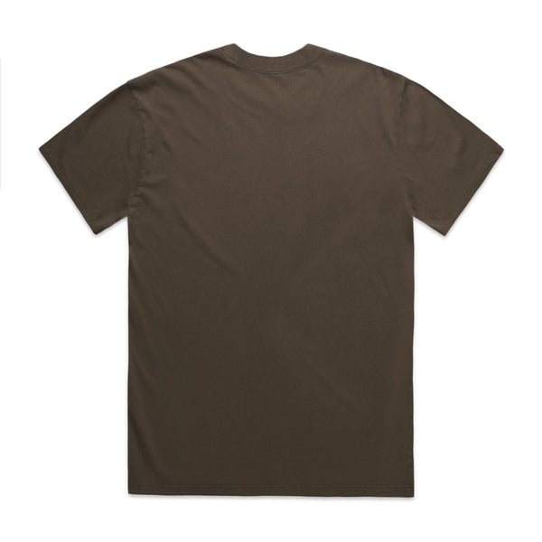 HEAVY FADED TEE FADED BROWN