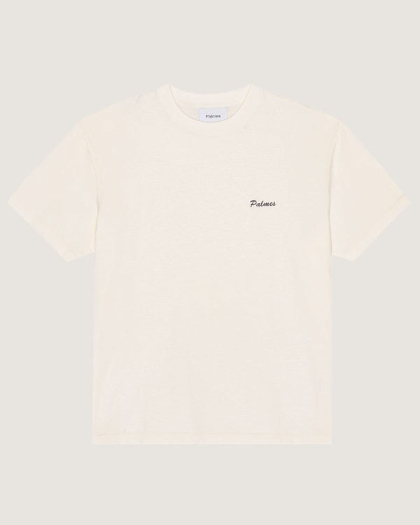 Palmes Dyed T-Shirt - Broken White