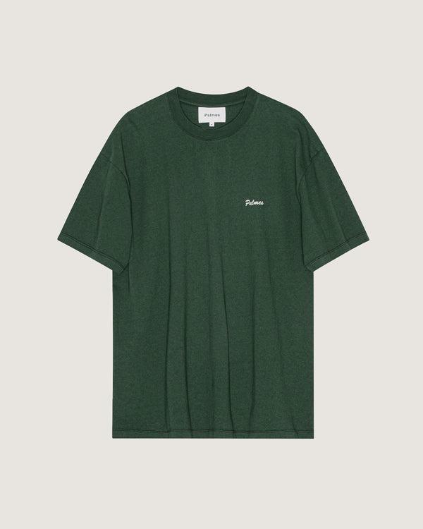 Palmes Dyed T-Shirt - Dark Green