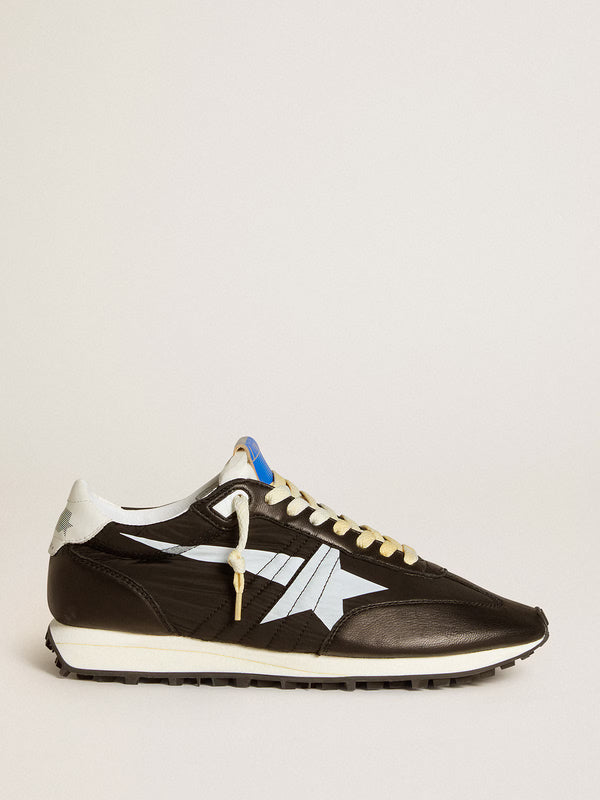 Golden Goose - Men’s Marathon with Black Nylon Upper and White Star