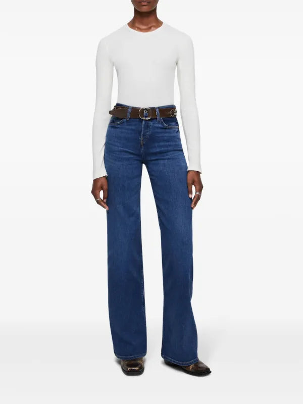RE/DONE 70s Ultra High Rise Wide Leg Jeans - Monterey Fade