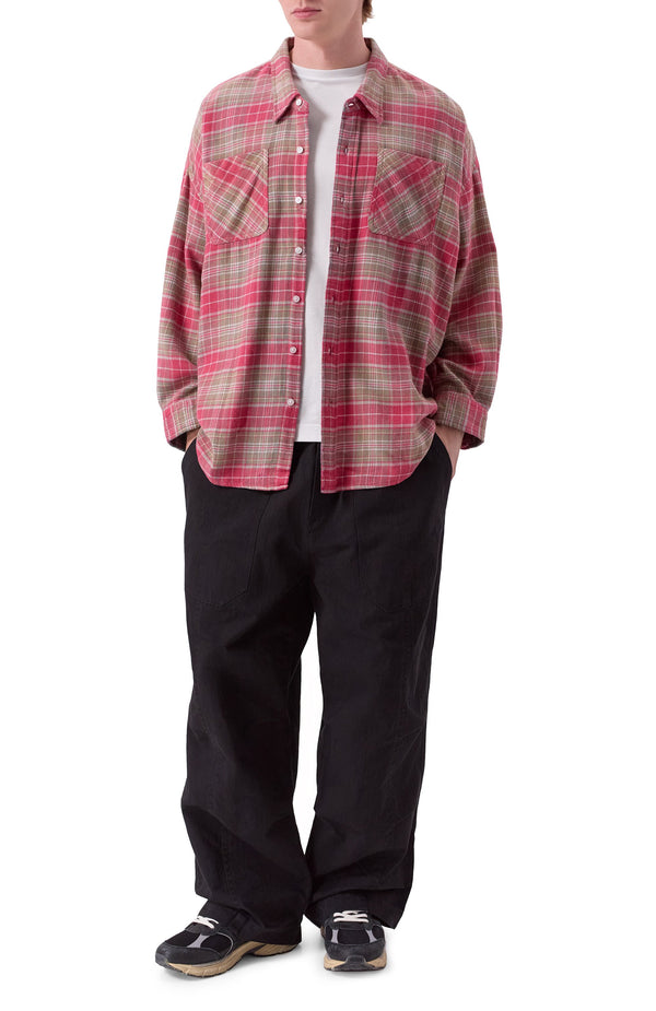 R13 Drop Neck Workshirt
