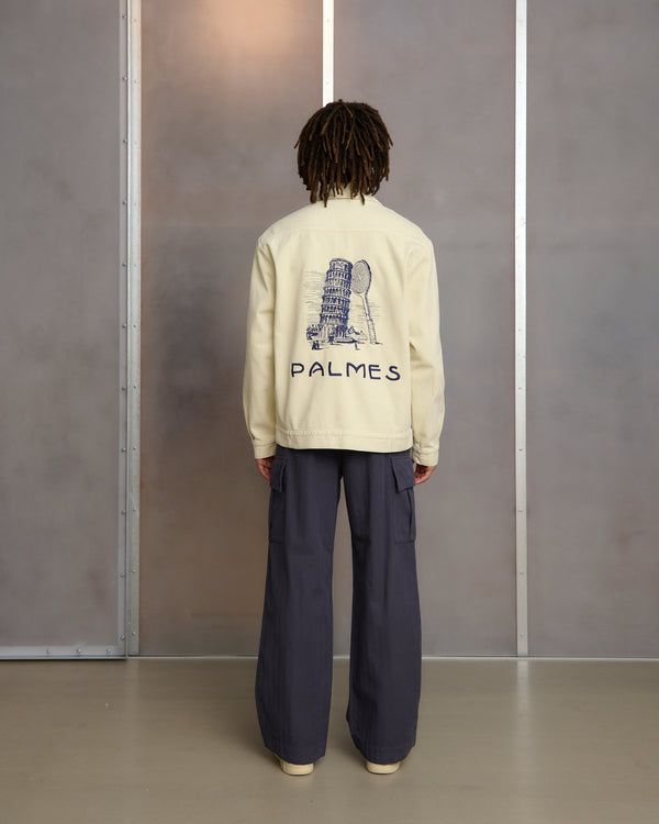 Palmes Tower Zip Jacket - Off White