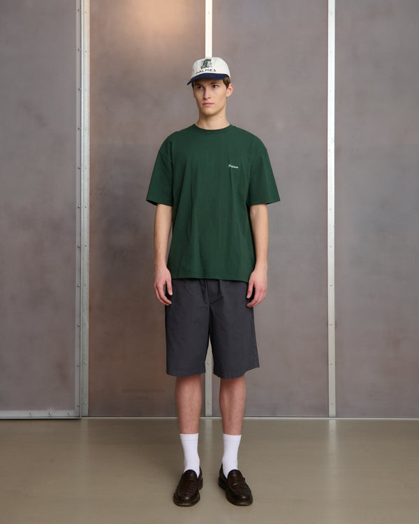 Palmes Dyed T-Shirt - Dark Green