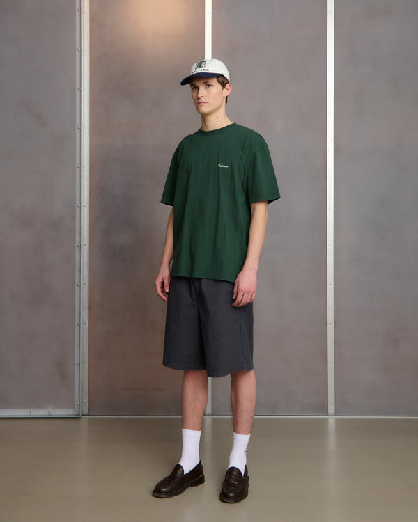 Palmes Dyed T-Shirt - Dark Green