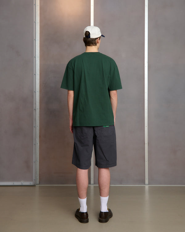 Palmes Dyed T-Shirt - Dark Green