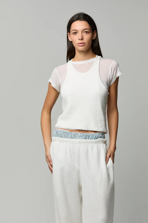 Ava Sheer Baby Tee