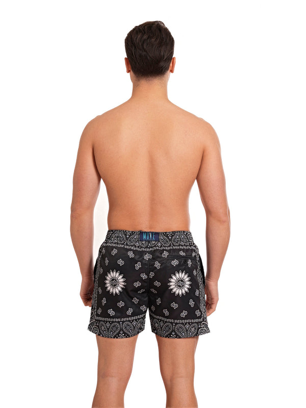 MOVE - Boxer Saint Vincent Printed BLACK BANDANA