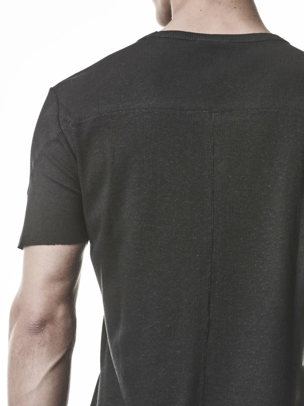 THOM KROM Raw Edge Rib T-Shirt