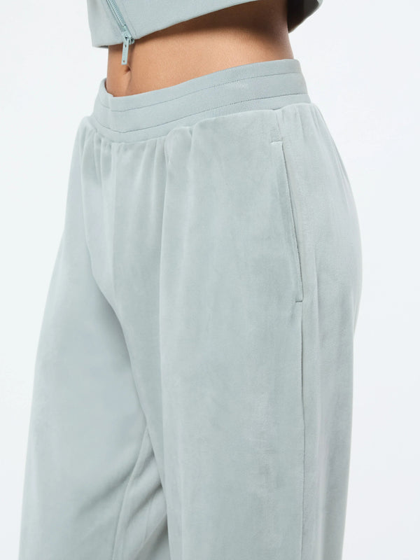 Lina Velour Track Pant