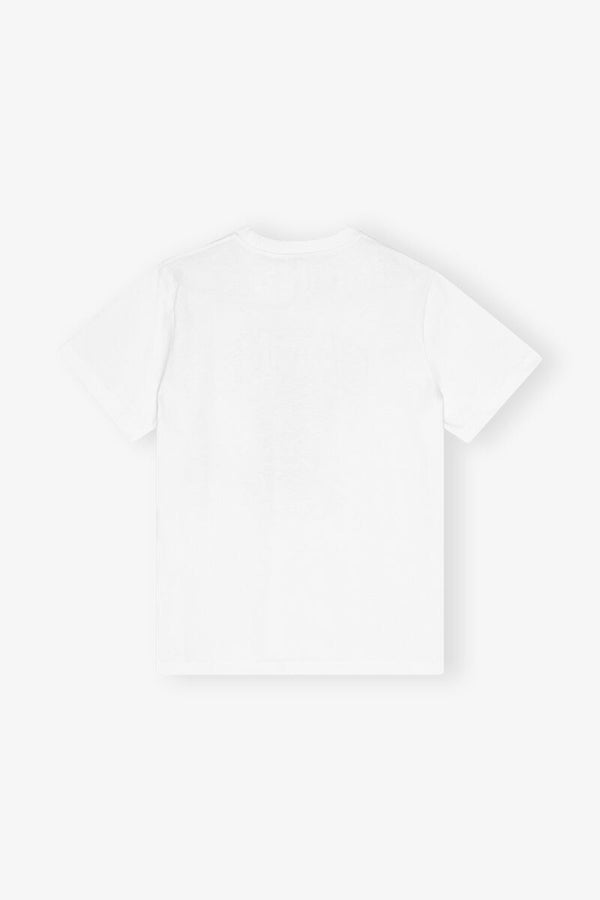 GANNI BASIC JERSEY LEOPARD RELAXED T-SHIRT