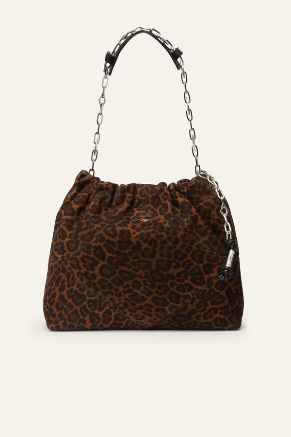 ba&sh - JUNE TOTE BAG - LEOPARD