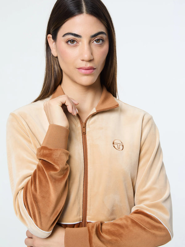 Lina Velour Track Jacket