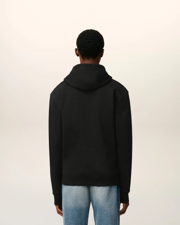 Black Cotton Ami de Coeur Hoodie