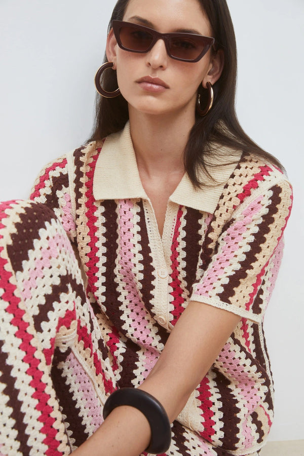 Gigi - Fancy striped vest