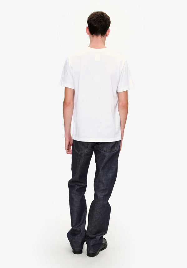 A.P.C. T-SHIRT MANCHES COURTES SCOTCH ROUGE
