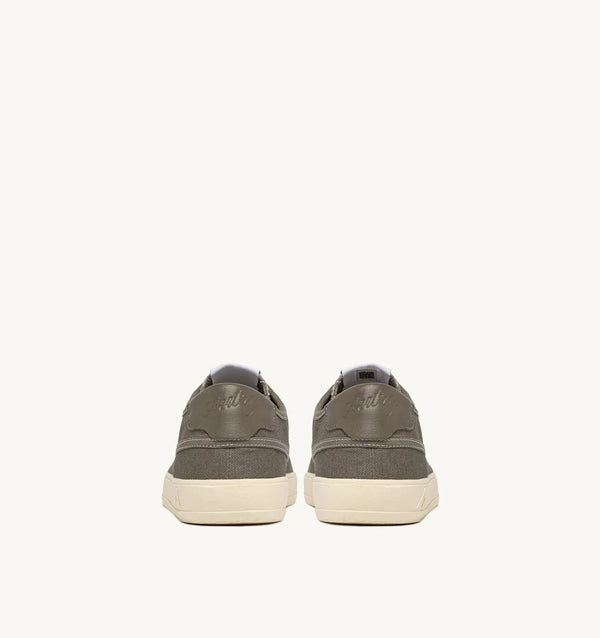 WINDSCAPE LOW MAN CU03 CANVAS/SUEDE/LEATHER MILITARY