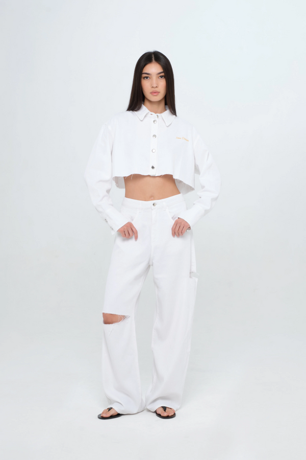 ICON DENIM - Poppy - Women's Wide Leg Jeans White