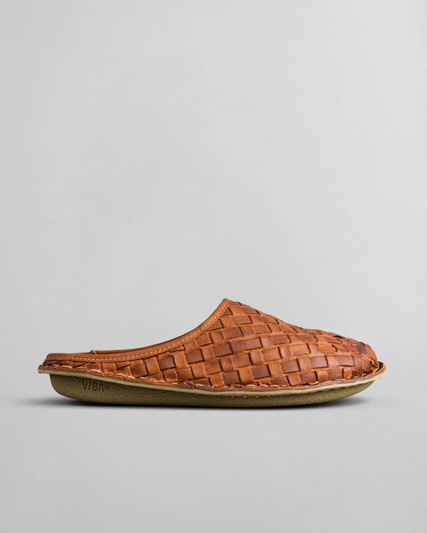 ROMA Woven Cognac Brown