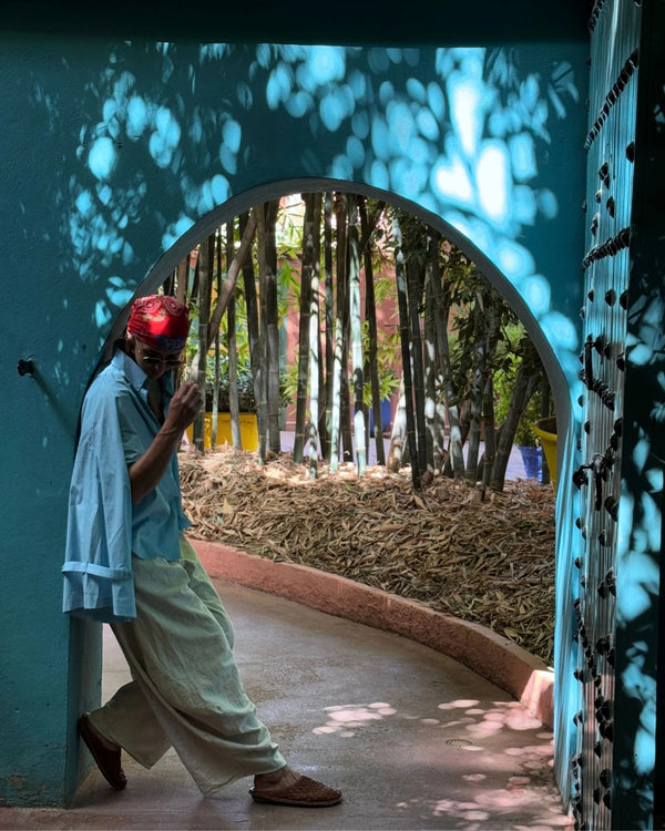 ROMA Woven Cognac Brown