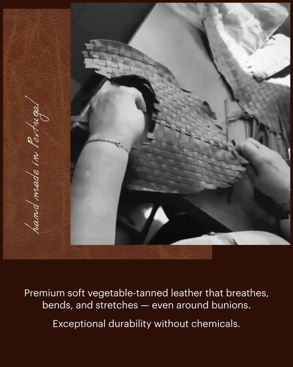 ROMA Woven Cognac Brown