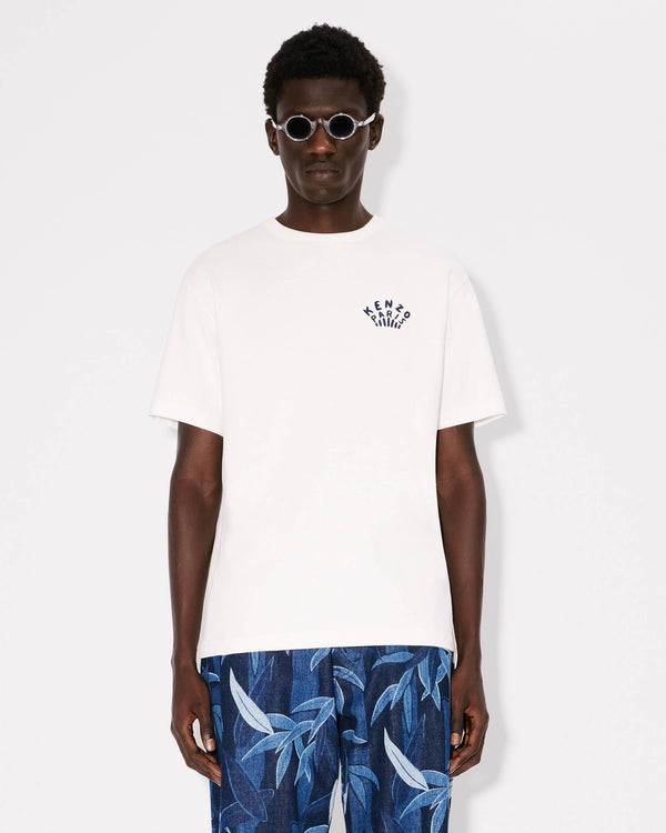 'KENZO Dragonfly' embroidered T-shirt in cotton OFF WHITE
