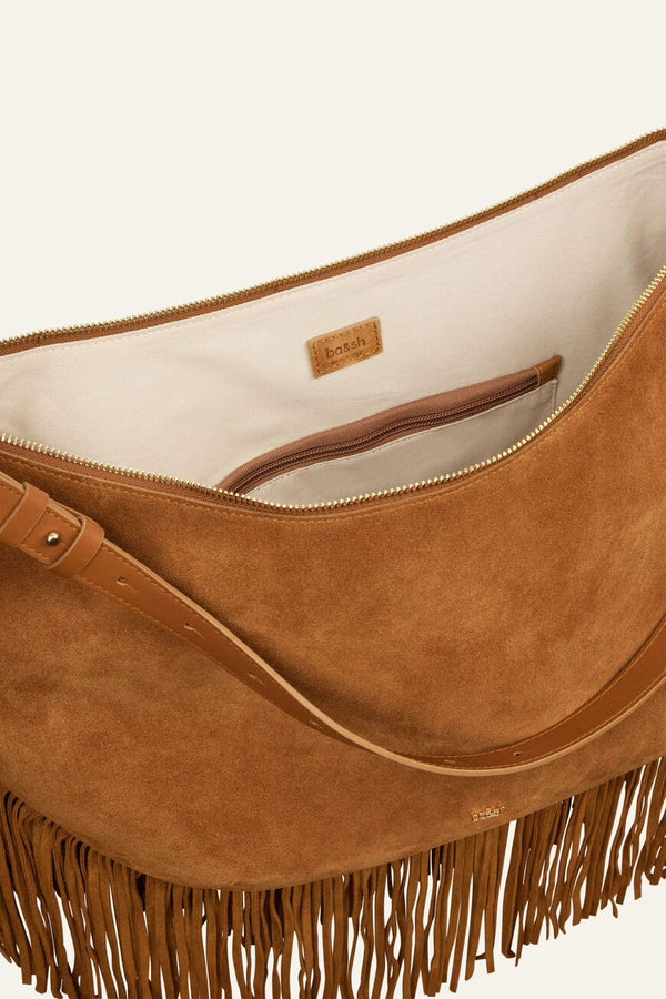 BASH SAC XL FRANGES SUEDE SWING