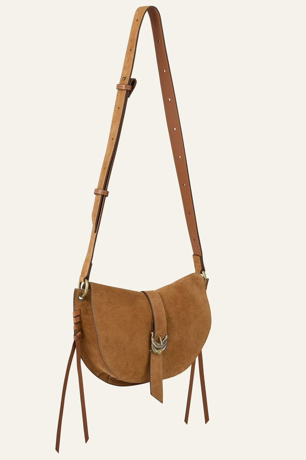 BASH SAC S SUEDE YOUYOU SADDLE