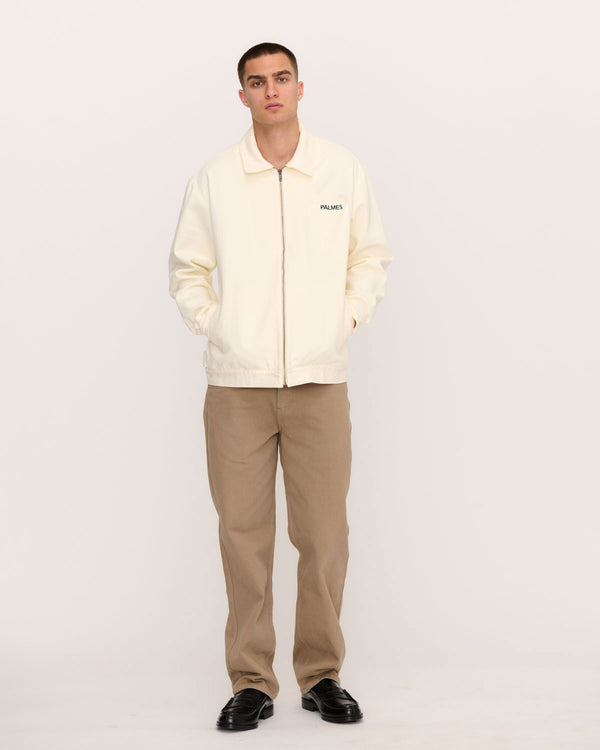 FOREVER ZIP JACKET BROKEN WHITE