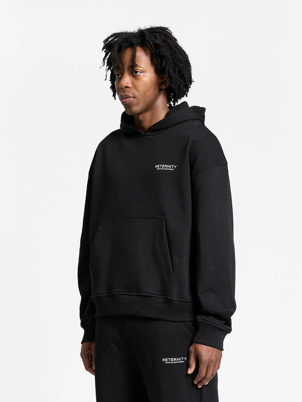 RETERNITY CREATIVE DEPT HOODIE BLACK