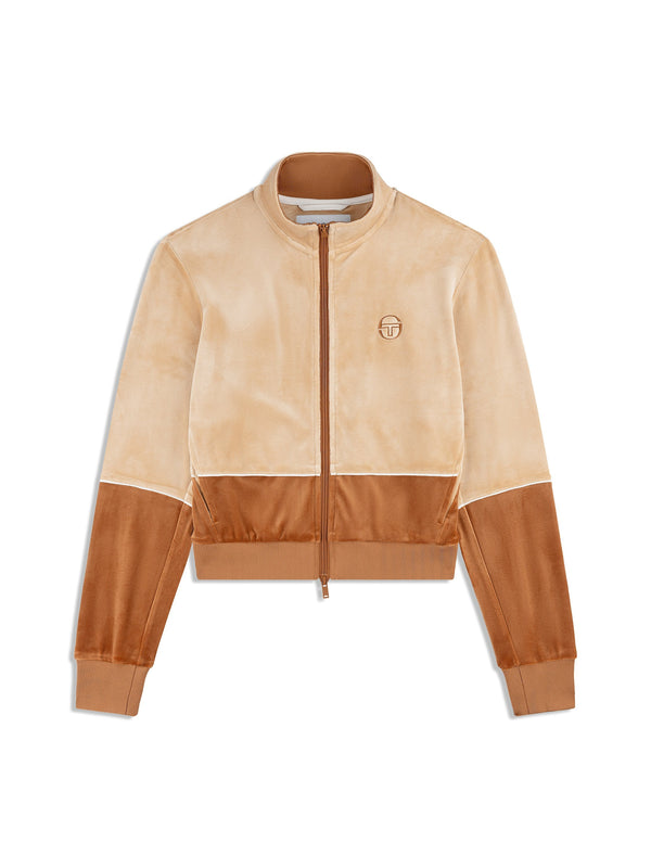 Lina Velour Track Jacket