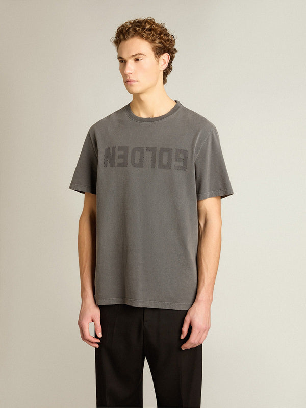 GOLDEN GOOSE T-SHIRT P000671 ANTHRACITE