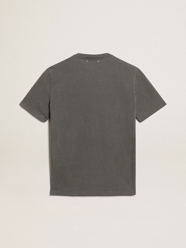 GOLDEN GOOSE T-SHIRT P000671 ANTHRACITE