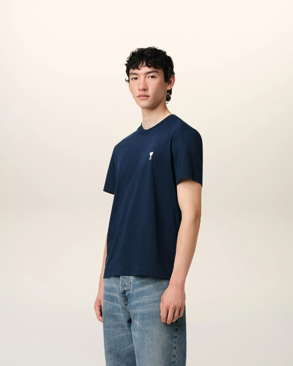 Navy Cotton Ami de Coeur T-Shirt