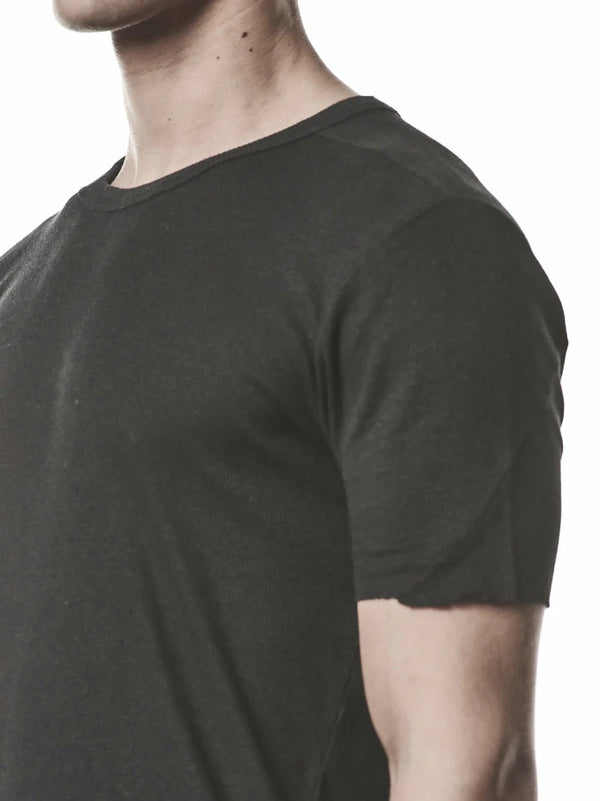 THOM KROM Raw Edge Rib T-Shirt