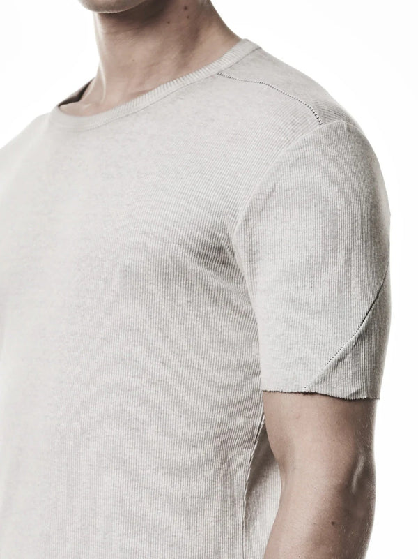 THOM KROM Raw Edge Rib T-Shirt