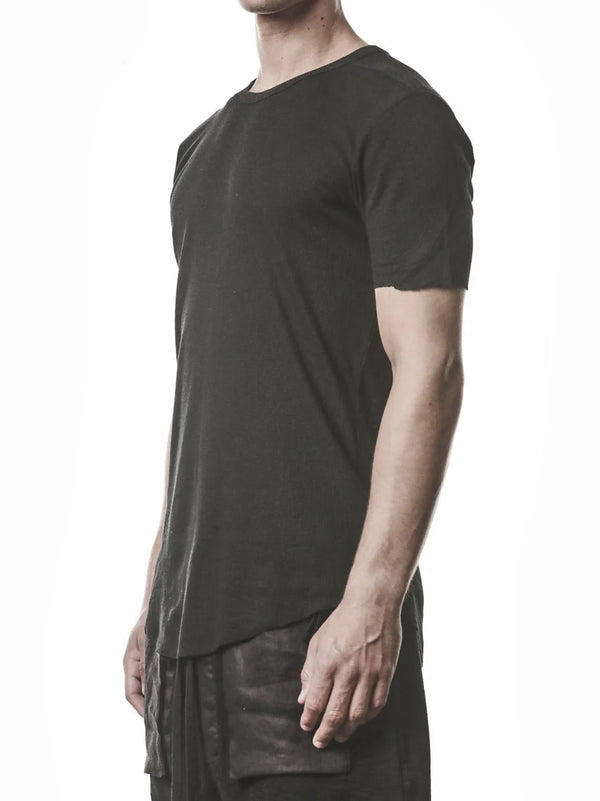 THOM KROM Raw Edge Rib T-Shirt