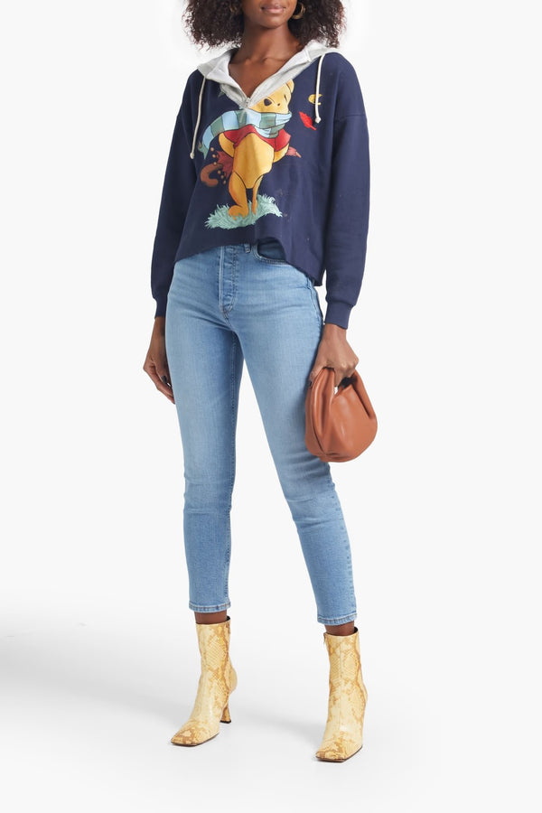 90S HIGH RISE ANKLE CROP JEANS