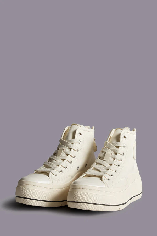 R13 - KURT HIGH TOP SNEAKER - ECRU
