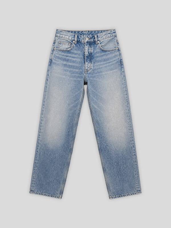ICON DENIM - WILL - MEN'S WIDE LEG JEANS SMOKE BLUE
