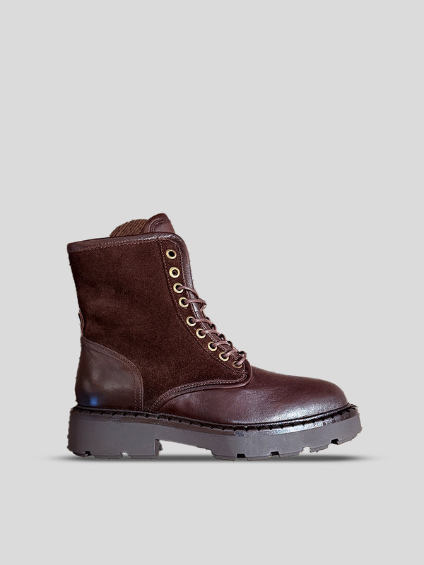 MJUS Rebecca Chocolate Bisonte Ankle Boots