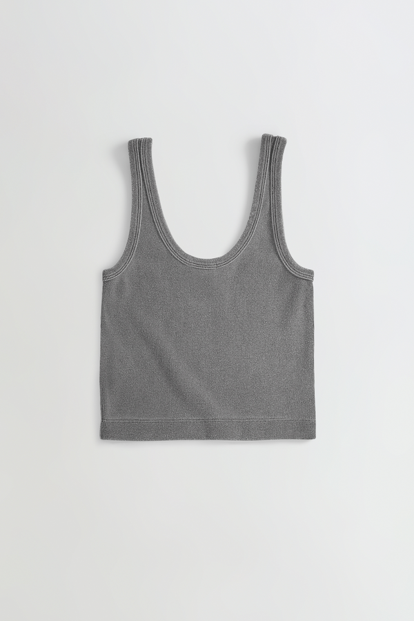 ASHER Raya Lightweight Rib Tank - VINTAGE BLACK