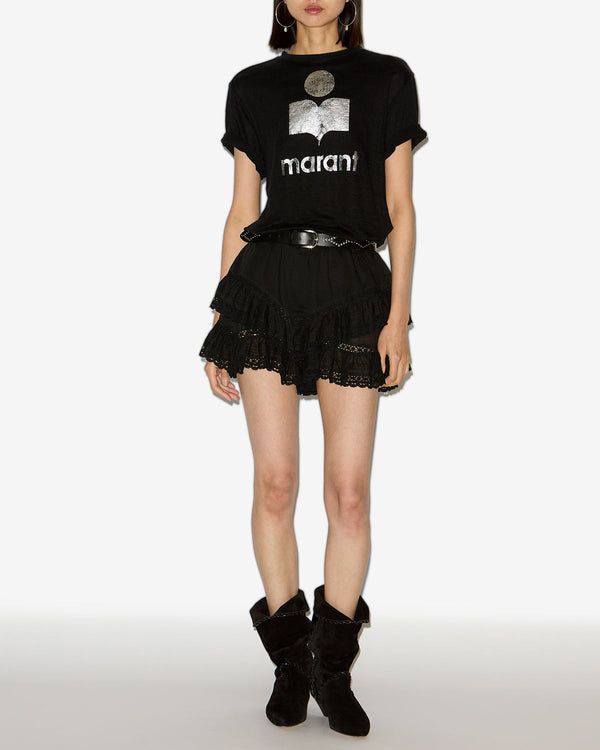 Zewel T-Shirt - Black & Silver