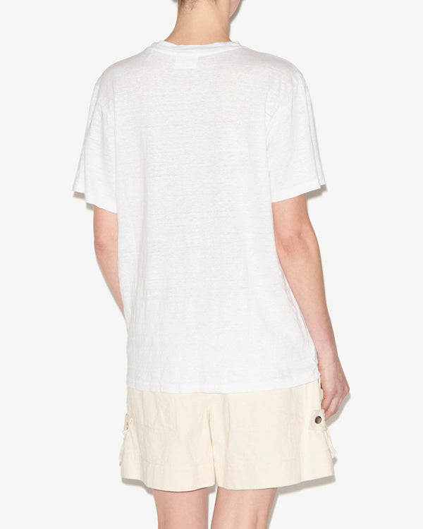 Zewel T-Shirt - White & Gold
