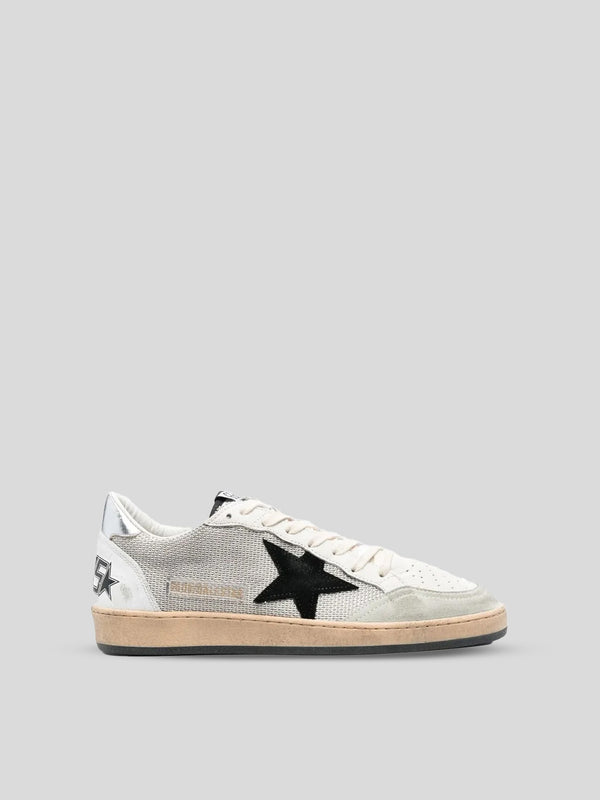 GOLDEN GOOSE - BALL STAR LOW-TOP SNEAKERS WHITE