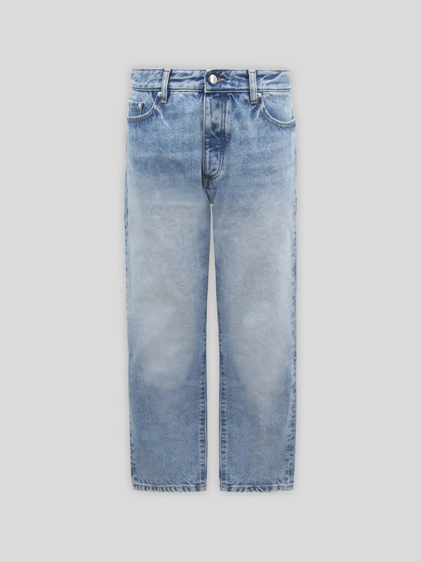 ICON DENIM - STRAIGHT-LEG LOW-RISE JEANS MBL