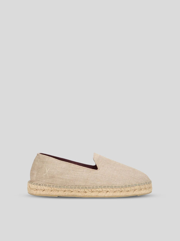 MANEBI - TANGANA LINEN ESPADRILLES 41