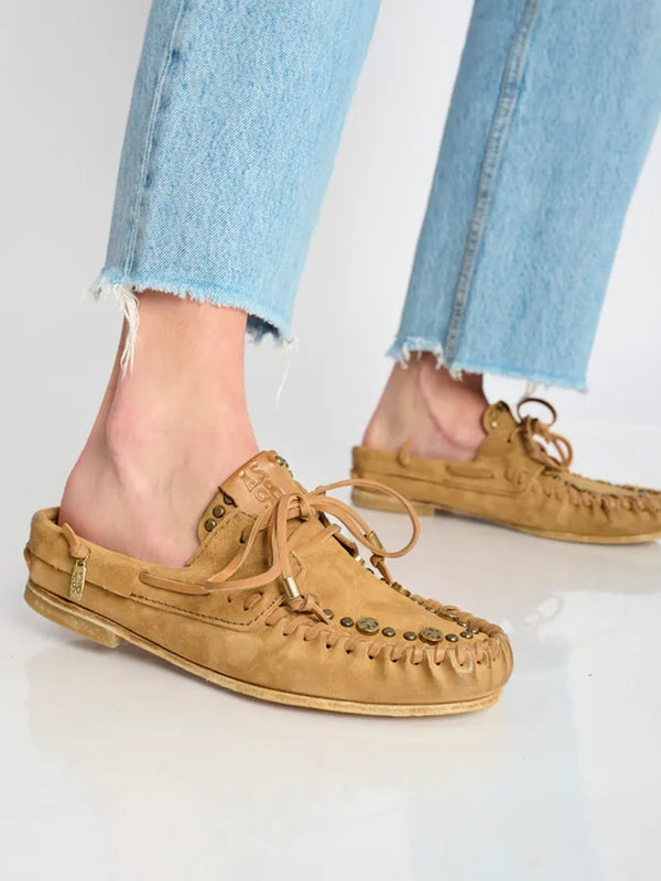 A.S 98 Dowe Slippers Beige