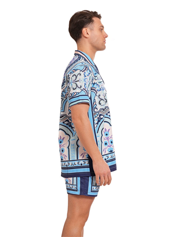 MOVE - Printed bowling shirt PRINT J